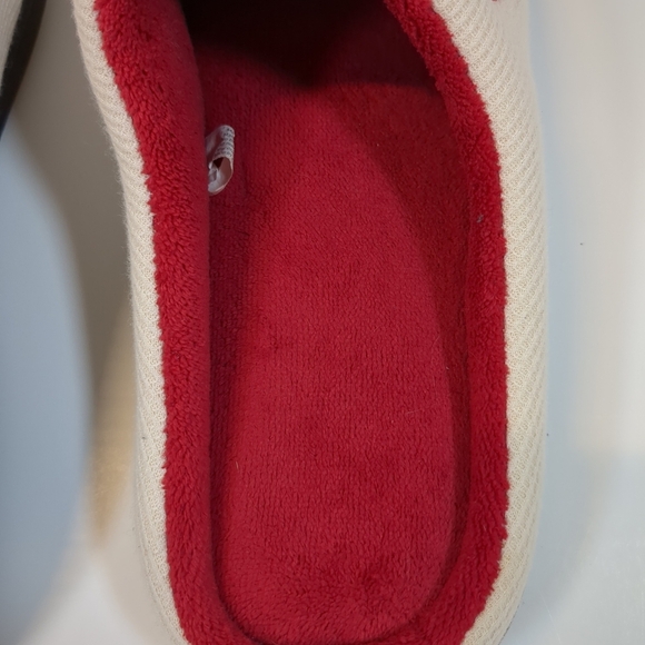 Rockdove slip on cream/red men's shoes , size medium 9/10 - Picture 5 of 11